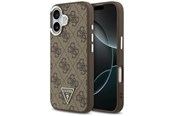 Puhelin - Kannet ja kotelot - GUESS 4G Triangle Logo MagSafe case for iPhone 17 - brown - 3666339517595