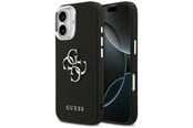 Puhelin - Kannet ja kotelot - GUESS Grained Big 4G Classic Logo case for iPhone 17 - black - 3666339518073