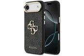 Puhelin - Kannet ja kotelot - GUESS 4G Big 4G Classic Logo Case for iPhone Air - Black and Gold - 3666339521608