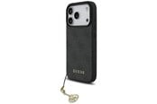 Puhelin - Kannet ja kotelot - GUESS 4G Charms Collection MagSafe case for iPhone 17 Pro - black - 3666339525484