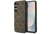 Puhelin - Kannet ja kotelot - GUESS 4G Ring Classic Logo MagSafe case for Samsung Galaxy S25 FE - brown - 3666339572167