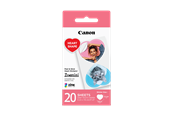 Paperit, valokuvapaperit ja tarrat - Canon Zink Heart paper - 20 sheets - 7766C002