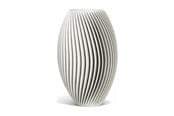 Sisustus - Simiu - LAMEL maljakko - 18 cm - Vaaleanharmaa - 5714255019322
