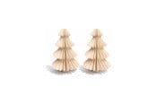 Sisustus - Simiu - Joulukoriste - 6 cm - Kuusi - Beige - 2 kpl pakkaus - 5714255019056