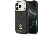 Puhelin - Kannet ja kotelot - GUESS 4G Strass Logo MagSafe case for iPhone 17 Pro - black - 3666339529123