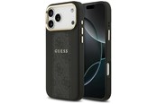 Puhelin - Kannet ja kotelot - GUESS 4G Stripe MagSafe case for iPhone 17 Pro Max - black - 3666339520342