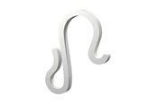 Smart Home - Älykoti - Light Solutions Valosarjaklipsit – räystäskourukoukku jouluvaloille ja valosarjoille - 20mm - Valkoinen - 20 kpl - 5714255018868