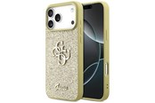 Puhelin - Kannet ja kotelot - GUESS Fixed Glitter Big 4G case for iPhone 17 Pro Max - gold - 3666339492205
