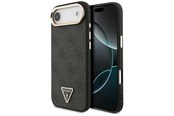 Puhelin - Kannet ja kotelot - GUESS 4G Triangle Logo MagSafe case for iPhone Air - black and gold - 3666339520960