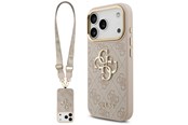 Puhelin - Kannet ja kotelot - GUESS 4G Big 4G Classic Logo Big Strap Metal Buttons Case for iPhone 17 Pro - Pink - 3666339488888