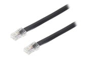 Verkkokaapelit - SCONN S-Impuls phone cable - 3 m - black - Musta - 70083-8/8