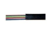 Verkkokaapelit - Helos bulk phone cable - 50 m - black - Musta - 50m - 76109-50