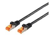 Verkkokaapelit - SCONN S-Impuls patch cable - 15 m - black - Musta - 15m - 08-26085