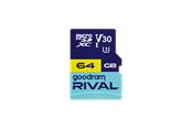 Muistikortti - GOODRAM Rival M3AA microSD/SD - 100MB/s - 64GB - GGSM3AA-0640R12