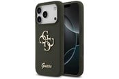 Puhelin - Kannet ja kotelot - GUESS Silicone Big 4G Script Case for iPhone 17 Pro - Green - 3666339522575