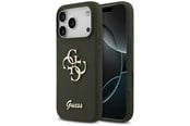Puhelin - Kannet ja kotelot - GUESS Silicone Big 4G Script Case for iPhone 17 Pro Max - Green - 3666339522582