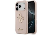Puhelin - Kannet ja kotelot - GUESS Silicone Big 4G Script Case for iPhone 17 Pro - Pink - 3666339522735