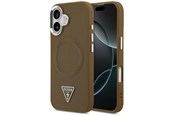 Puhelin - Kannet ja kotelot - GUESS Triangle Logo MagSafe case for iPhone 17 - brown - 3666339515515