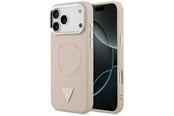 Puhelin - Kannet ja kotelot - GUESS Triangle Logo MagSafe case for iPhone 17 Pro - pink - 3666339515379
