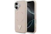 Puhelin - Kannet ja kotelot - GUESS Triangle Logo MagSafe case for iPhone 17 - pink - 3666339515355