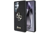 Puhelin - Kannet ja kotelot - GUESS Fixed Glitter Big 4G Metal Logo case for Samsung Galaxy S25 Ultra black - 3666339441685