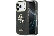 Puhelin - Kannet ja kotelot - GUESS IML 4G Script Metal case for iPhone 17 Pro - black - 3666339589745