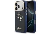 Puhelin - Kannet ja kotelot - GUESS IML 4G Script Metal case for iPhone 17 Pro Max - blue - 3666339590550