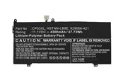 Kannettavan tietokoneen akku - CoreParts - laptop battery - Li-pol - 4300 mAh - 48 Wh - MBXHP-BA0176