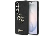 Puhelin - Kannet ja kotelot - GUESS Fixed Glitter Big 4G Metal Logo case for Samsung Galaxy S26 - black - 3666339613921