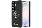 Puhelin - Kannet ja kotelot - GUESS Fixed Glitter Big 4G Metal Logo case for Samsung Galaxy S26 Ultra - black - 3666339613938