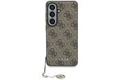 Puhelin - Kannet ja kotelot - GUESS 4G Classic Logo Charm MagSafe Case for Samsung Galaxy S26 - Brown - 3666339613983