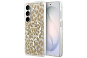 Puhelin - Kannet ja kotelot - GUESS IML Leopard Print Triangle MagSafe Case for Samsung Galaxy S26 - Brown - 3666339613907