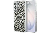 Puhelin - Kannet ja kotelot - GUESS IML Leopard Print Triangle MagSafe Case for Samsung Galaxy S26 Ultra - Black - 3666339613891