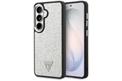 Puhelin - Kannet ja kotelot - GUESS Fixed Glitter Triangle MagSafe case for Samsung Galaxy S26 - silver - 3666339613549