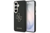 Puhelin - Kannet ja kotelot - GUESS Grained Big 4G Metal Logo case for Samsung Galaxy S26 - black - 3666339612917