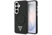 Puhelin - Kannet ja kotelot - GUESS Embossed Ring Triangle Logo MagSafe case for Samsung Galaxy S26 - black - 3666339613860