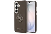 Puhelin - Kannet ja kotelot - GUESS Grained Big 4G Metal Logo Case for Samsung Galaxy S26+ - Brown - 3666339612955