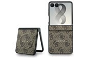 Puhelin - Kannet ja kotelot - GUESS 4G Classic MagSafe Case for Samsung Galaxy Z Flip 8 - Brown - 3666339662677