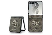 Puhelin - Kannet ja kotelot - GUESS Big 4G Logo Case for Samsung Galaxy Z Flip 8 - Brown - 3666339662769