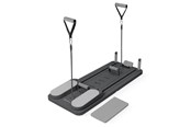 Urheilu & Fitness - Gymstick Pilates V Reformer Board - Black Rose - 61290-BR