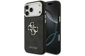Puhelin - Kannet ja kotelot - GUESS 4G Big 4G Classic Logo Case for iPhone 17 Pro Max / 18 Pro Max - Black and Gold - 3666339650995