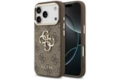 Puhelin - Kannet ja kotelot - GUESS 4G Big 4G Classic Logo Case for iPhone 17 Pro Max / 18 Pro Max - Brown and Gold - 3666339651077