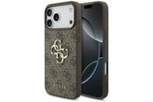 Puhelin - Kannet ja kotelot - GUESS 4G Big Logo Case for iPhone 17 Pro Max / 18 Pro Max - Brown - 3666339650704