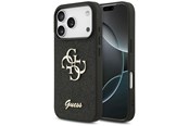 Puhelin - Kannet ja kotelot - GUESS Fixed Glitter Big 4G Case for iPhone 17 Pro / 18 Pro - Black - 3666339644987