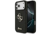 Puhelin - Kannet ja kotelot - GUESS Fixed Glitter Big 4G Case for iPhone 17 Pro Max / 18 Pro Max - Black - 3666339644994