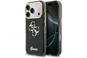 Puhelin - Kannet ja kotelot - GUESS IML 4G Script Metal Case for iPhone 17 Pro / 18 Pro - Black - 3666339655860