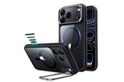 Puhelin - Kannet ja kotelot - ESR Classic Hybrid Kickstand MagSafe Case for iPhone 18 Pro / 17 Pro - Clear Black - 4894240303429