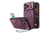 Puhelin - Kannet ja kotelot - ESR Classic Hybrid Kickstand MagSafe Case for iPhone 18 Pro / 17 Pro - Dark Cherry Matte - 4894240303443