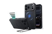 Puhelin - Kannet ja kotelot - ESR Cyber ​​Tough Kickstand MagSafe Case for iPhone 18 Pro Max / 17 Pro Max - Black - 4894240304006