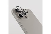Puhelintarvikkeet - Näytönsuojat - SiGN Lens protector in tempered glass for iPhone 15 Pro/15 Pro Max - Black/transparent - SN-LSIP15P-EE